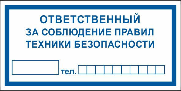 Купить фэс t10 ответственный за соблюдение правил техники безопасности