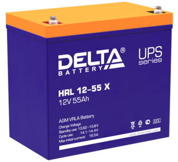 Купить аккумулятор hrl 12-55 х 12в 55 а∙ч
