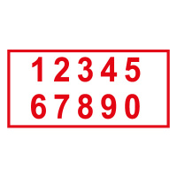 Изображение t306/b33 цифры (1,2,3,4,5,6,7,8,9,0)